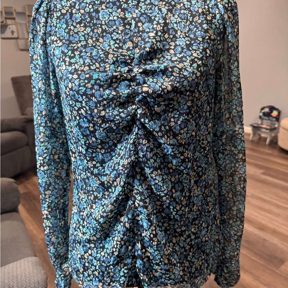 Vero Moda Blue Long Sleeve Top